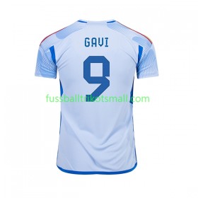 Fußballtrikots Spanien Gavi 9 FIFA WM 2022 Kurzarm Auswärts-trikot kaufen